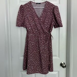 🖤BUNDLE&SAVE🖤 SHEIN Curve 0XL Mauve wrap dress